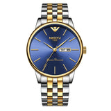 NIBOSI Mens Watches Top Brand Luxury Business Quartz Gold Watch Men Full Steel Fashion Waterproof Sport Clock Relogio Masculino