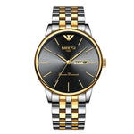 NIBOSI Mens Watches Top Brand Luxury Business Quartz Gold Watch Men Full Steel Fashion Waterproof Sport Clock Relogio Masculino