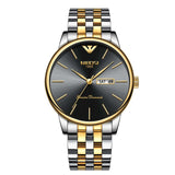 NIBOSI Mens Watches Top Brand Luxury Business Quartz Gold Watch Men Full Steel Fashion Waterproof Sport Clock Relogio Masculino