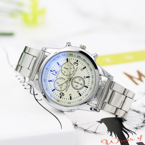 Unisex Unique Military Clock New! Top Brand New Fashion Quartz Watch Men Stainless Steel Man WristWatches relogio masculino @F