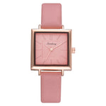 Top Brand Square Women Bracelet Watch Contracted Leather Crystal WristWatches Women Dress Ladies Quartz Clock Dropshiping &Ff