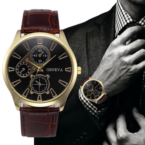 New listing Men watch Luxury Brand Watches Quartz Clock Fashion Leather belts Watch Cheap Sports wristwatch relogio male 533