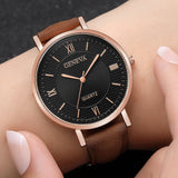 Geneva Leather Strap Women Watches Bracelet Ladies Clock Hour Quartz Watch Brand Luxury High Quality Casual Dropshipping 233