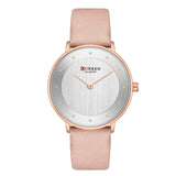 Beautiful Women's Quartz Watches Slim Fashion Leather Ladies Wrist Watch Reloj Mujer CURREN Hot Female Clock Gifts For Women