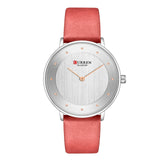 Beautiful Women's Quartz Watches Slim Fashion Leather Ladies Wrist Watch Reloj Mujer CURREN Hot Female Clock Gifts For Women