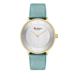 Beautiful Women's Quartz Watches Slim Fashion Leather Ladies Wrist Watch Reloj Mujer CURREN Hot Female Clock Gifts For Women