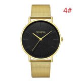 GENEVA Women's Watch 2019 Fashion Ladies Watches For Women Rose Gold Watch Women Simple Bracelet Montre Femme 2019 Reloj Mujer