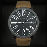 YAZOLE Wrist Watch Men Watch Fashion Luminous Men's Watch Top Brand Watches Leather Clock saat relogio relojes hombre 2019