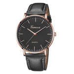 GENEVA Fashion Leather Watches Women's Casual Quartz Analog Watches Girls Bracelets ladies montre Dress Watch Bayan Kol Saati Ff