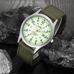 2018 Military Army Men's Date Canvas Band Stainless Steel Sport Quartz Wrist Watch Men Watch Waterproof Relogio Masculino A8