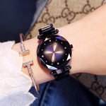 Luxury Brand Diamond Women Watch 2018 Magnetic Starry Sky Watch For Female Clock Waterproof Ladies Wrist Watch relogio feminino