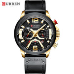 CURREN Quartz Men Watches Leather Auto Date Day Wristwatches Fashion Casual Calendar Brand Man Watch Relogio Masculino 8329