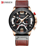 CURREN Quartz Men Watches Leather Auto Date Day Wristwatches Fashion Casual Calendar Brand Man Watch Relogio Masculino 8329