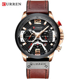 CURREN Quartz Men Watches Leather Auto Date Day Wristwatches Fashion Casual Calendar Brand Man Watch Relogio Masculino 8329