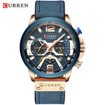 CURREN Quartz Men Watches Leather Auto Date Day Wristwatches Fashion Casual Calendar Brand Man Watch Relogio Masculino 8329