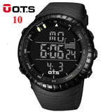 OTS Men's Watches Sport Digital Watch Men LED 50M Waterproof Diving Electronic Watch Military Men Wristwatch Relogio Masculino