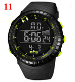 OTS Men's Watches Sport Digital Watch Men LED 50M Waterproof Diving Electronic Watch Military Men Wristwatch Relogio Masculino