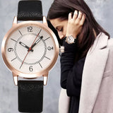 2019 Luxury Brand Women's Watch Simple Style Leather Band Quartz Watch Fashion Wristwatch Ladies Watches Clock For Women Relogio