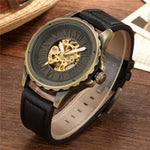 Automatic Self Winding Mens Watch Dropshipping Men's Mechanical Skeleton Watches New Arrival Sport Watches Luxury Brand Clock