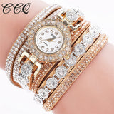 CCQ Women's Luxury Watch Drilled Small Head Wrapping Bracelet Watch 2019 femme gift reloj mujer Feminino Women Dropshipping  S