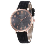 Fashion Simple Flower pattern Women Quartz Watch Leather Strap Female Watches Casual Ladies Wristwatches Zegarek Damski Clock