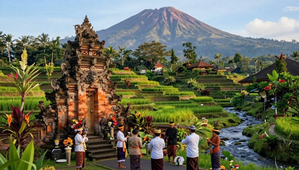 Ubud culture Bali Waterfalls